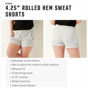 PINK Victoria's Secret Gray Athletic Sweat Shorts